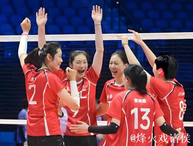 朱婷率河南女排3-0北京女排 全运会小组赛五连胜